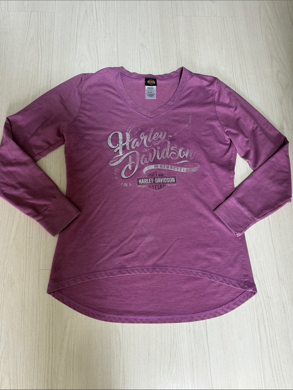 Harley-Davidson Bakersfield California V-Neck Long Sleeve Top